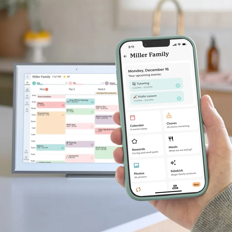 SKYLIGHT - Calendrier Intelligent à Écran Tactile de 15 po *Boite Ouverte*