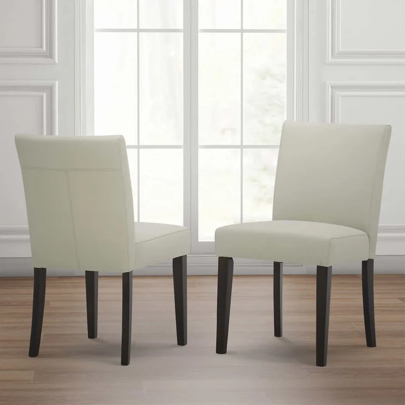 BECKETT - Ensemble de 2 Chaises de Salle à Manger Contemporaine