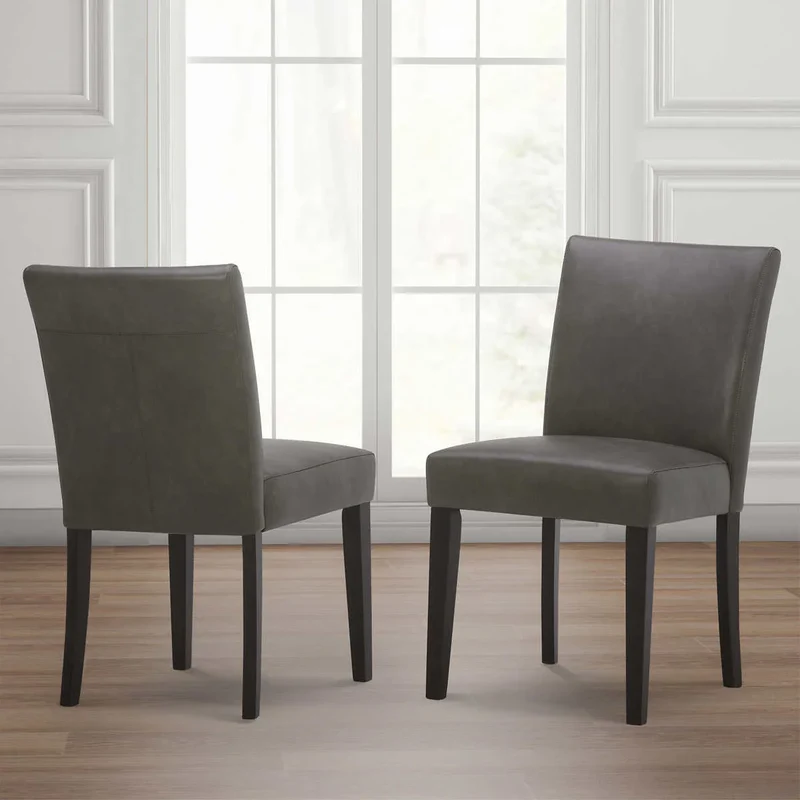 BECKETT - Ensemble de 2 Chaises de Salle à Manger Contemporaine