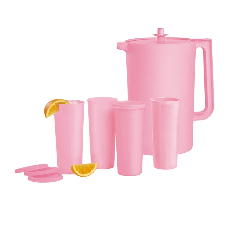 TUPPERWARE - Ensemble de Pichet et Gobelets Héritage, 5 Pièces