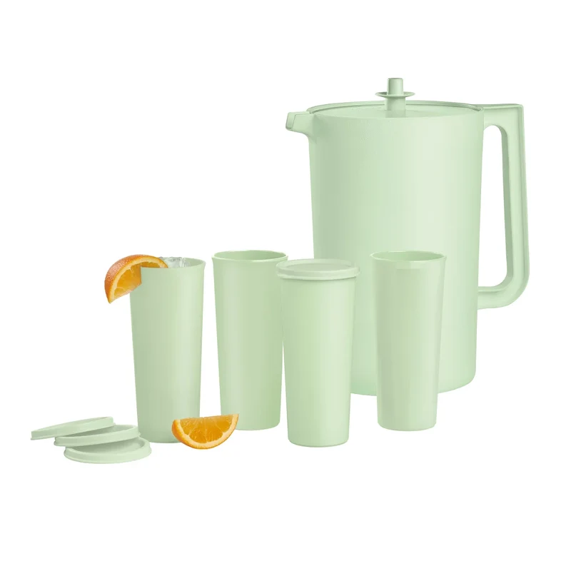 TUPPERWARE - Ensemble de Pichet et Gobelets Héritage, 5 Pièces
