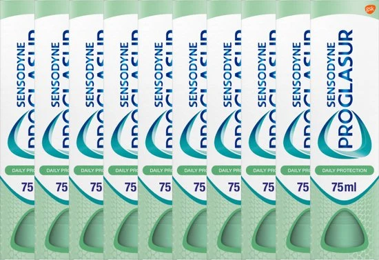 Sensodyne - Tandpasta - Pro Glasur - Daily Protection - 75ml x 12