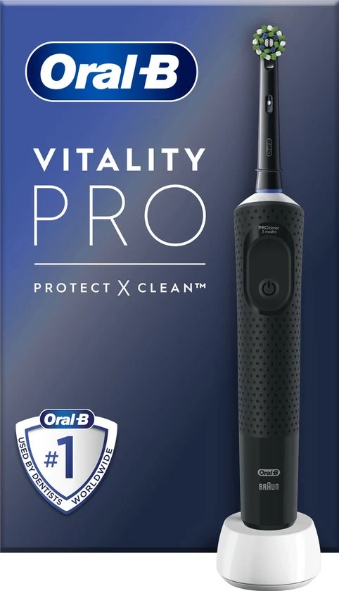 Oral-B Vitality Pro - Zwart - Elektrische Tandenborstel - Ontworpen Door Braun