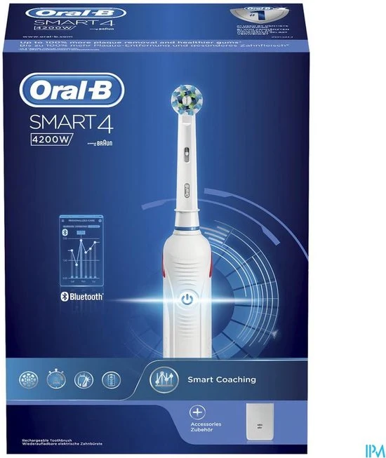 Oral-B Smart 4200S - Elektrische Tandenborstel - Wit