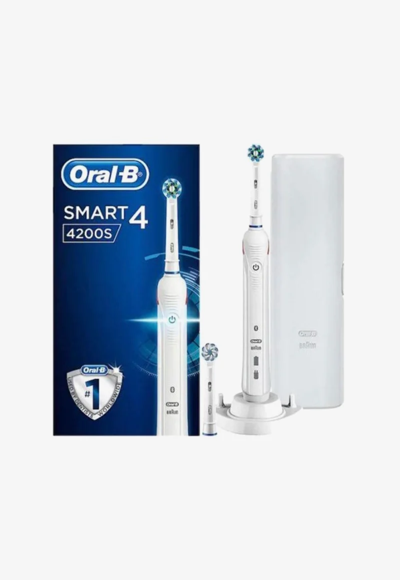 Oral-B Smart 4 - Elektrische Tandenborstel - 4200 S- Wit - Powered By Braun