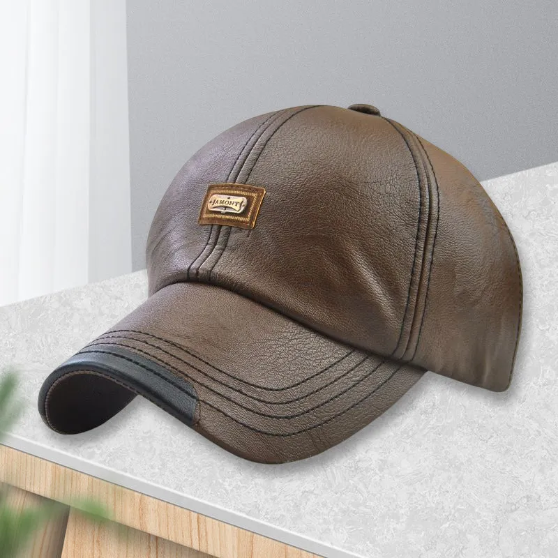 Cappello Unisex in PU Pelle – Regolabile e Isolato Termicamente