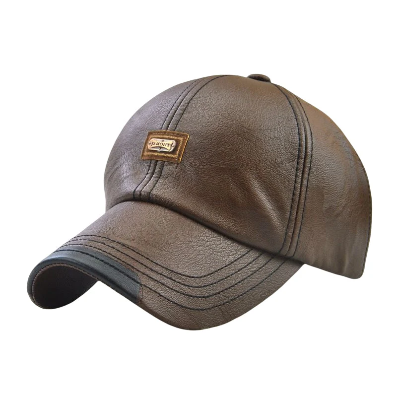 Cappello Unisex in PU Pelle – Regolabile e Isolato Termicamente