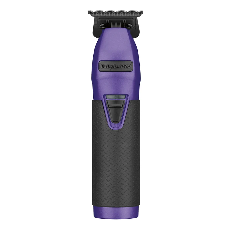 Tondeuse de finition métallique "FX787PI" Édition Influenceur "Franck Da Barber" - Noir & Mauve