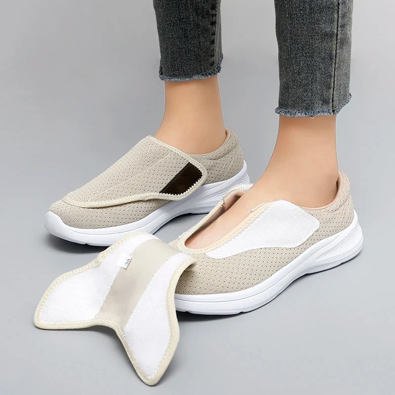 Baskets Orthopédiques Réglables Confort Total Pieds Larges