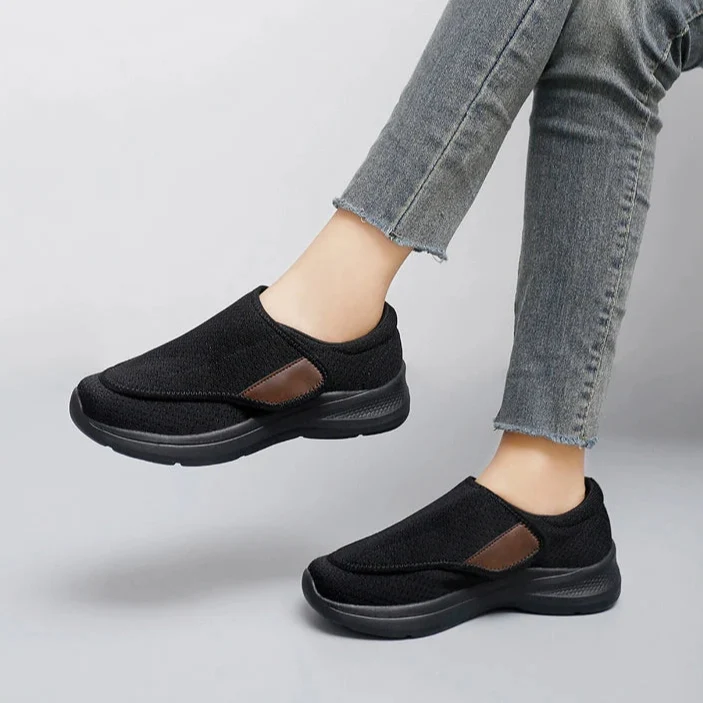 Baskets Orthopédiques Réglables Confort Total Pieds Larges