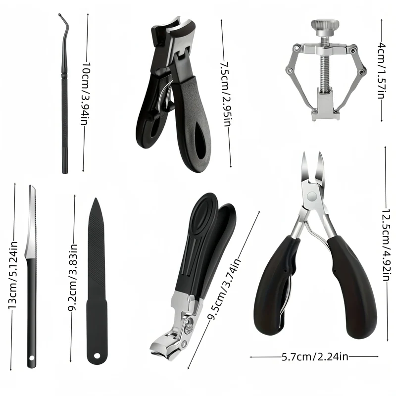 Ensemble Complet de Coupe-Ongle PRO - 7PCS