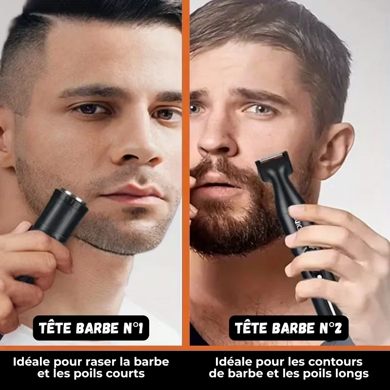 Tondeuse 4 en 1 Rechargeable – Nez, Barbe, Sourcils