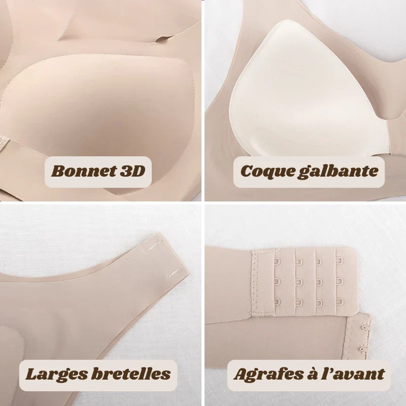 Soutien-gorge Correcteur de Posture Sans Couture & Sans Armatures - 1 OFFERT