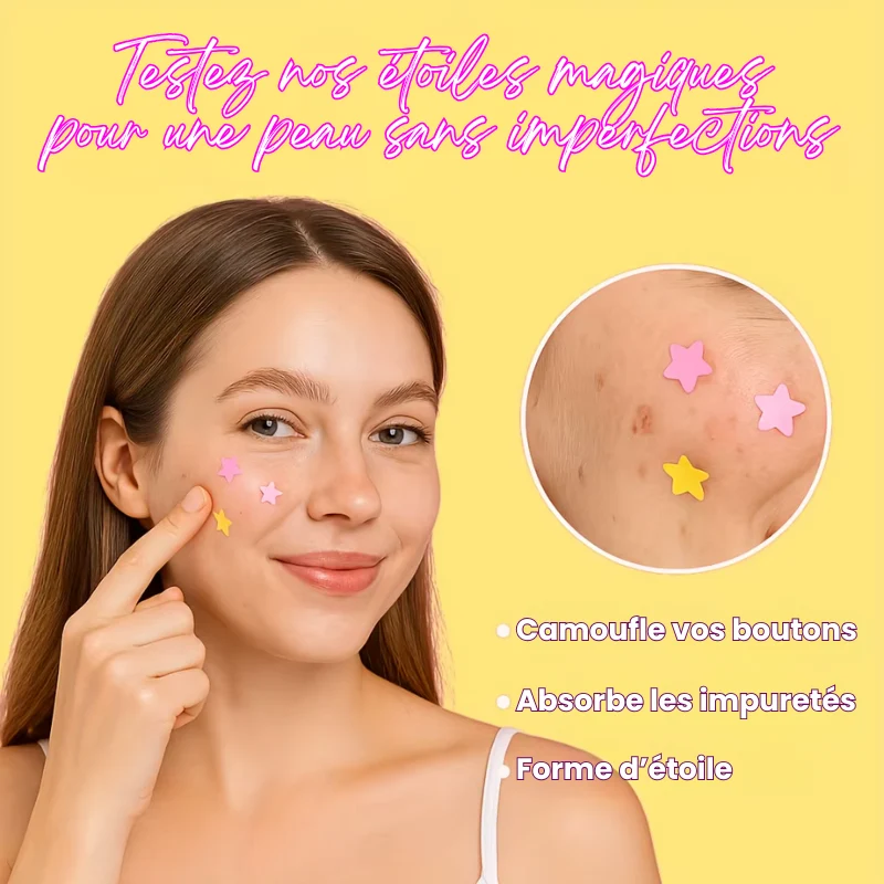 60x Patchs Hydrocolloïde Anti-Acné