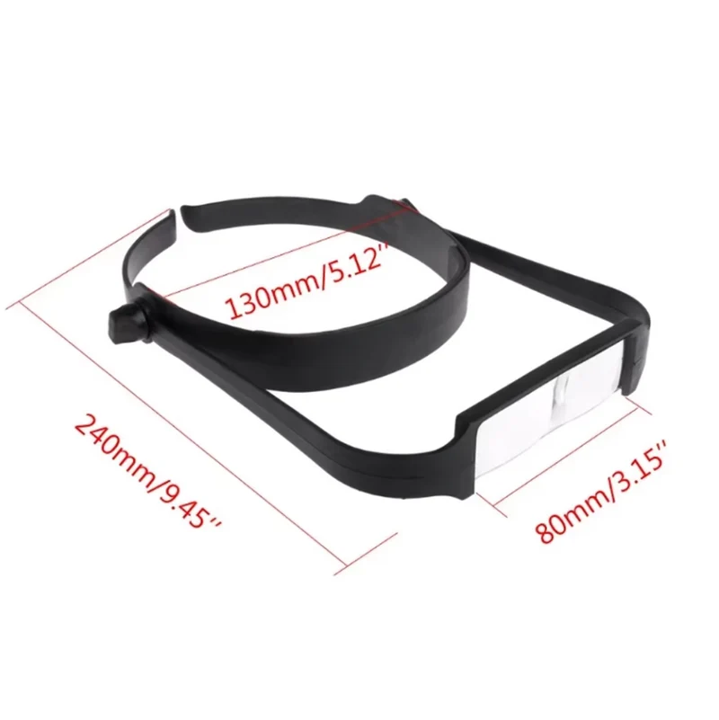 Loupe Frontale Réglable avec 4 Lentilles