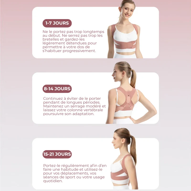 Correcteur de Posture - Soulage les douleurs & Soutien la Colonne