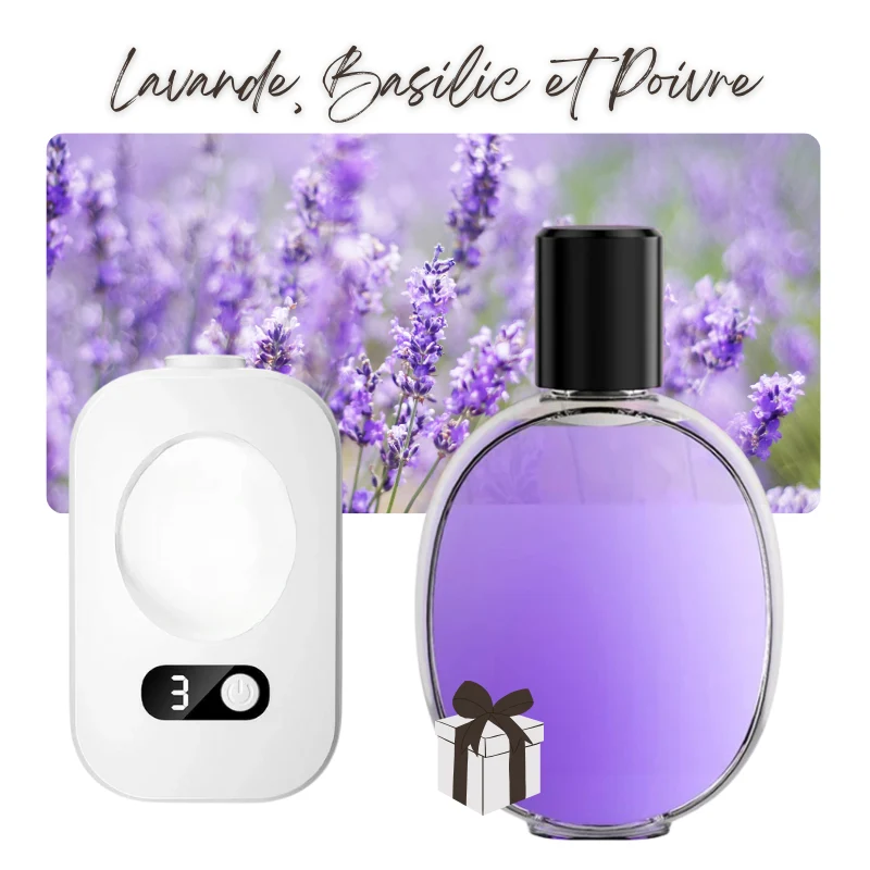 Diffuseur automatique d'Huiles Essentielles 4 Modes - Huile OFFERTE