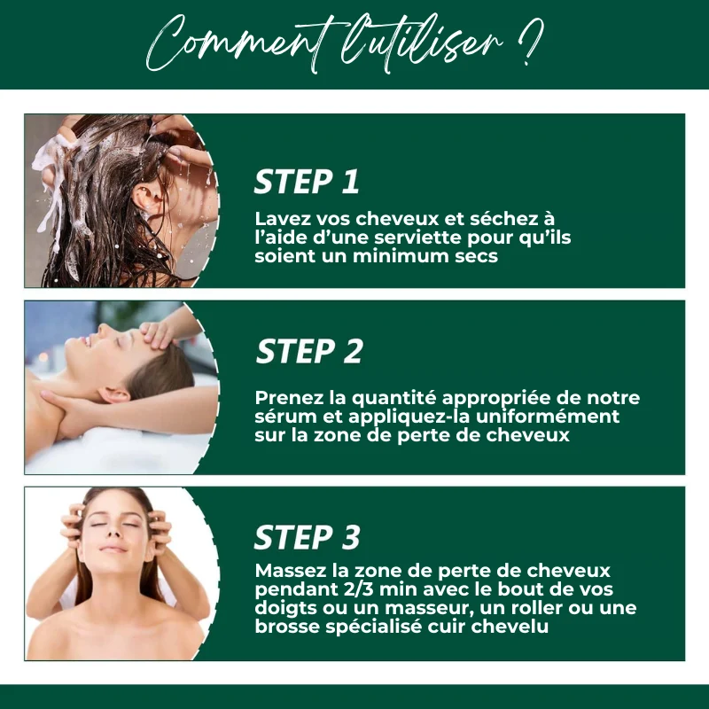 Sérum Capillaire au Gingembre Contre la Perte de Cheveux