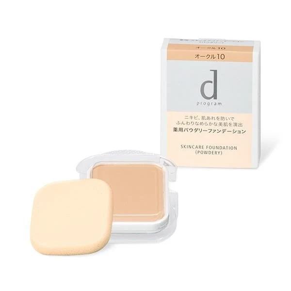 Shiseido d program Skin Care Foundation Powdery Ochre 10 Refill 10.5g