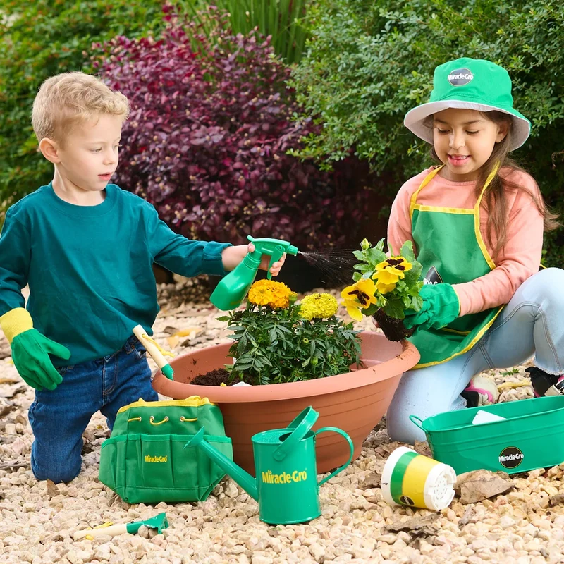MIRACLE GRO - Ensemble d'Outils de Jardin pour les Enfants