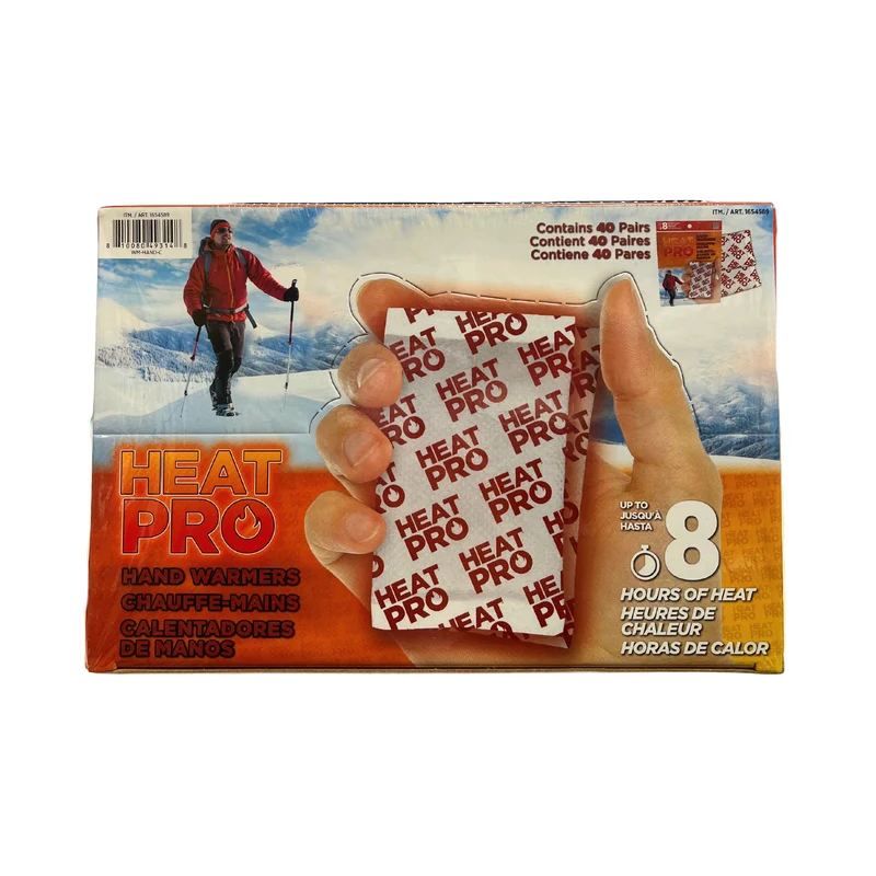 HEAT PRO - 40 Paires de Chauffe-Mains