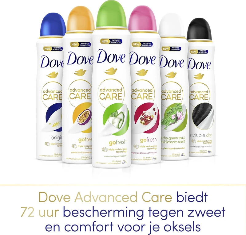 Dove Advanced Care Go Fresh Cucumber & Green Tea 6 x150 ml