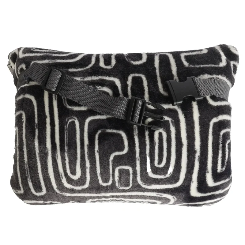 HOME RETREAT PAR NEMCOR - Couverture Oreiller de Voyage avec Masque pour les Yeux