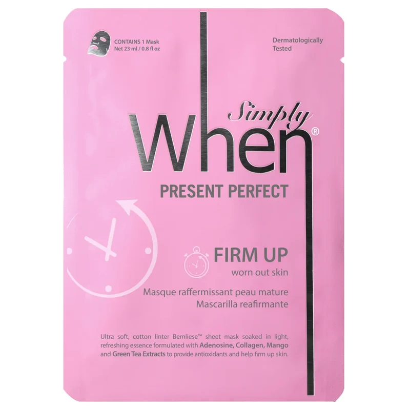 SIMPLY WHEN - Paquet de 5 Masques Raffermissant Peau Mature Present Perfect
