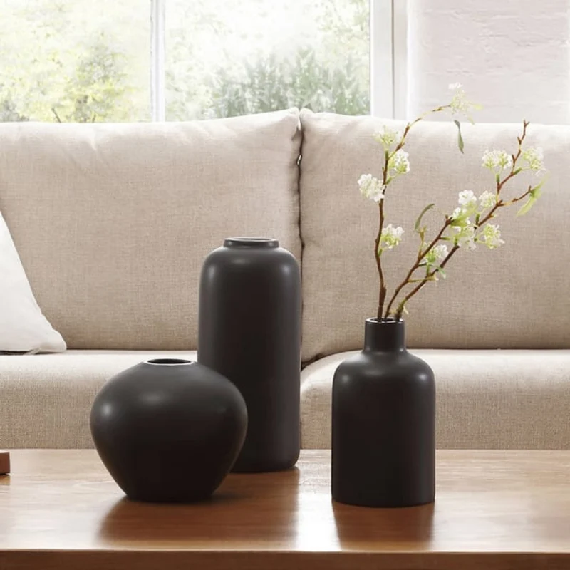 VCNY - Ensemble de 3 Vases en Grès