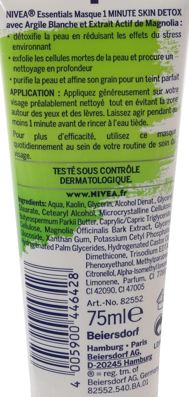 Masque 1 minute Skin Détox