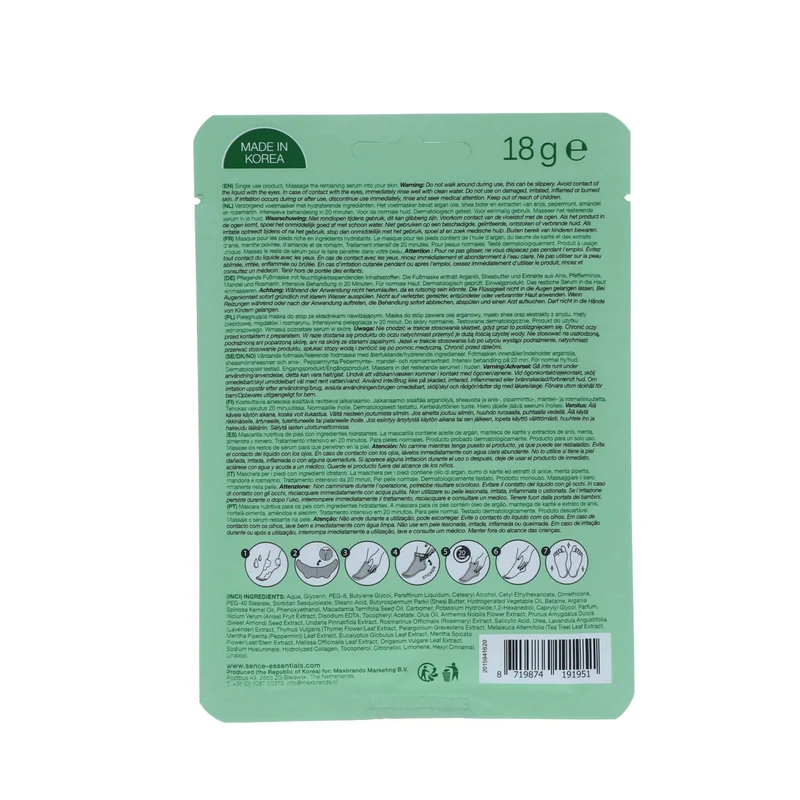 Masque nourrissant pieds