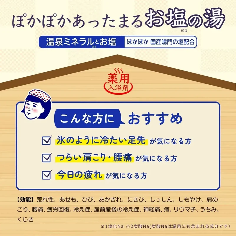 Keana Nadeshiko Onsen Nadeshiko Medicated Bath Salt 50g Pain Relief