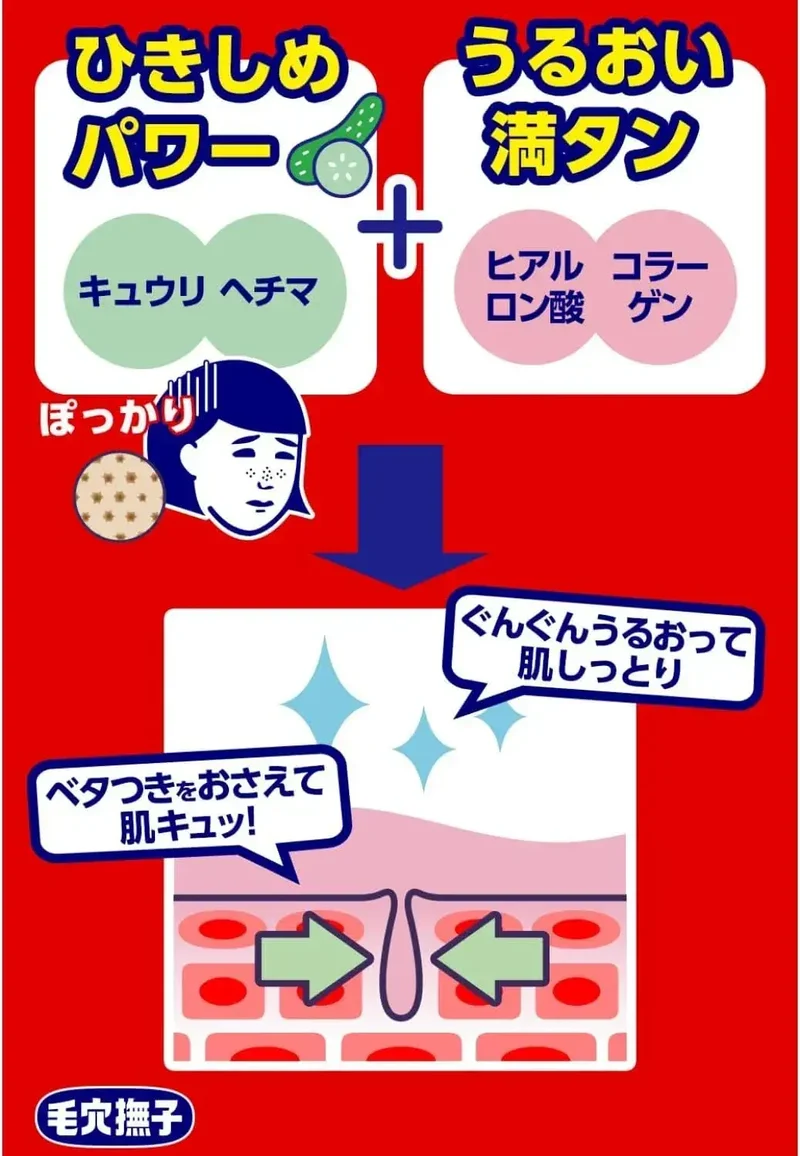 Keana Nadeshiko Koanabushi Pore Refining Facial Mask for Mixed Skin