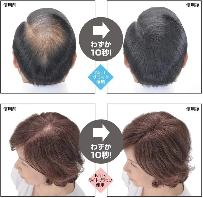 Super Million Hair Large Capacity Volumizing Hair Fiber Powder