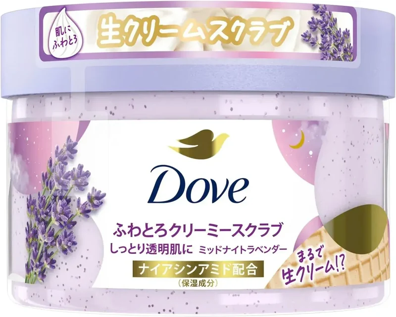 Dove Rich Creamy Oil Body Scrub White Rose Camellia 200g