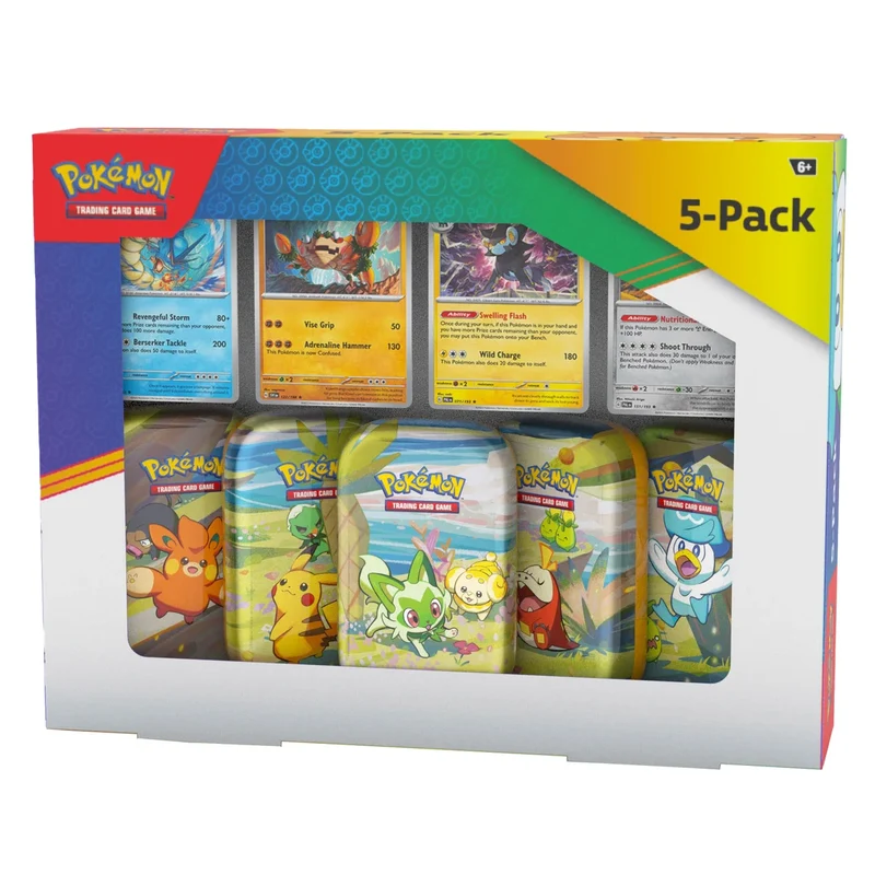 POKEMON - Lot de 5 Mini-Boites Amis de Paldea du JCC Pokémon
