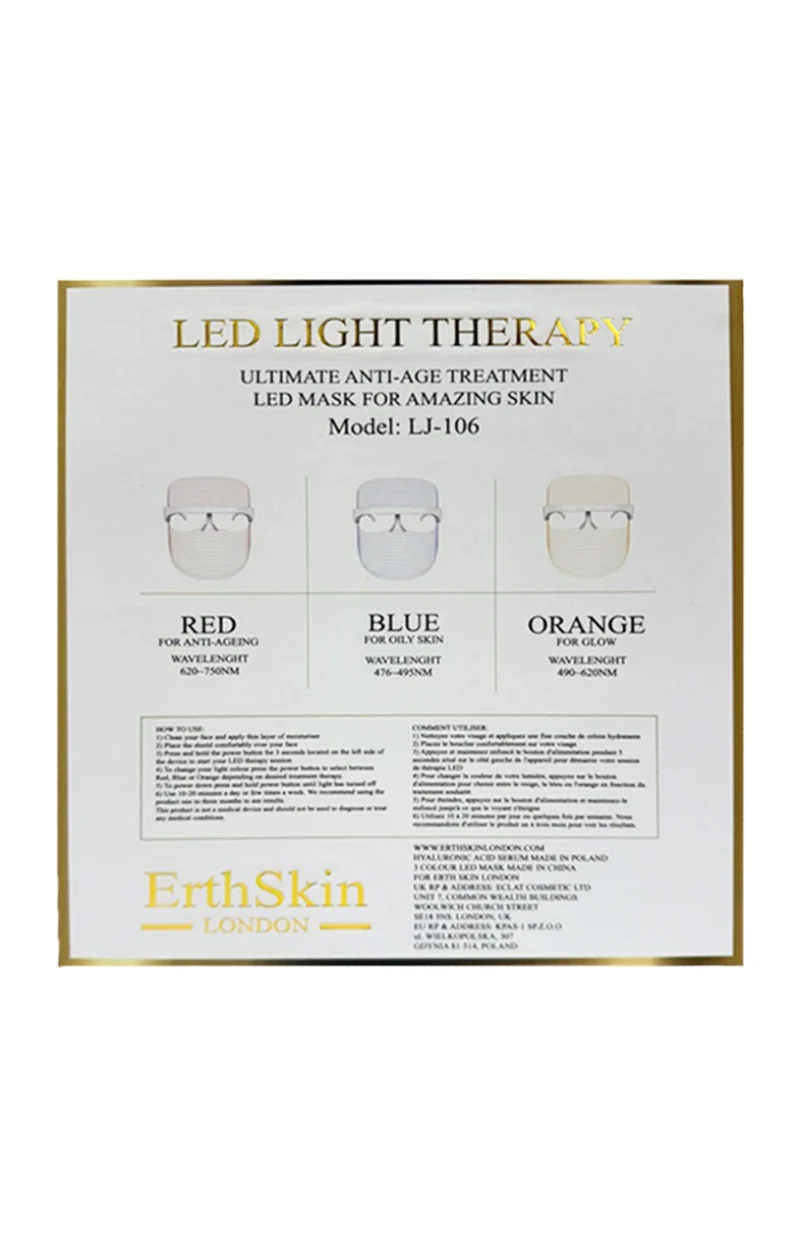 Masque de luminothérapie LED & sérum - Visage - 2 produits