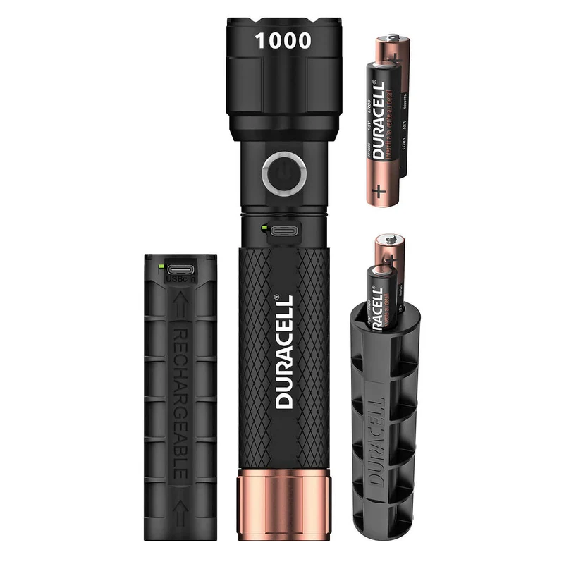 DURACELL - Ensemble de 3 Lampes de Poches à DEL Hybrides