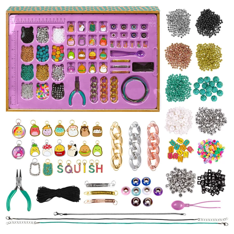 SQUISHMALLOWS - Super Kit de Création de Bijoux