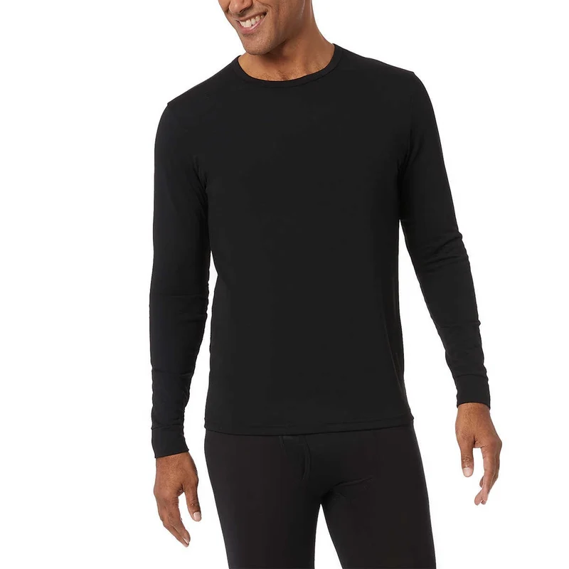 32°HEAT - Ensemble de 2 Chandails Ras du Cou à Manches Longues pour Homme