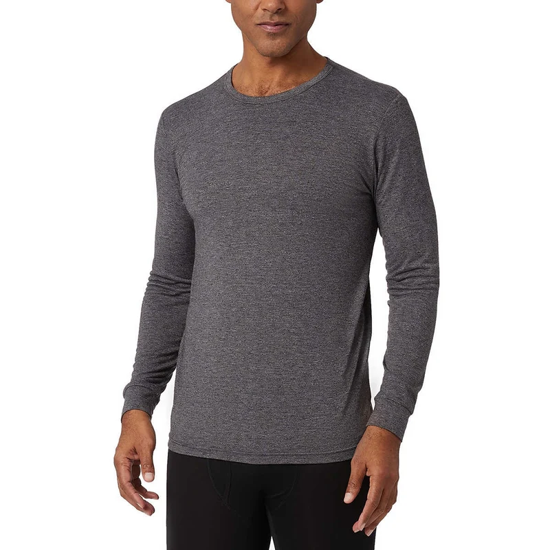 32°HEAT - Ensemble de 2 Chandails Ras du Cou à Manches Longues pour Homme