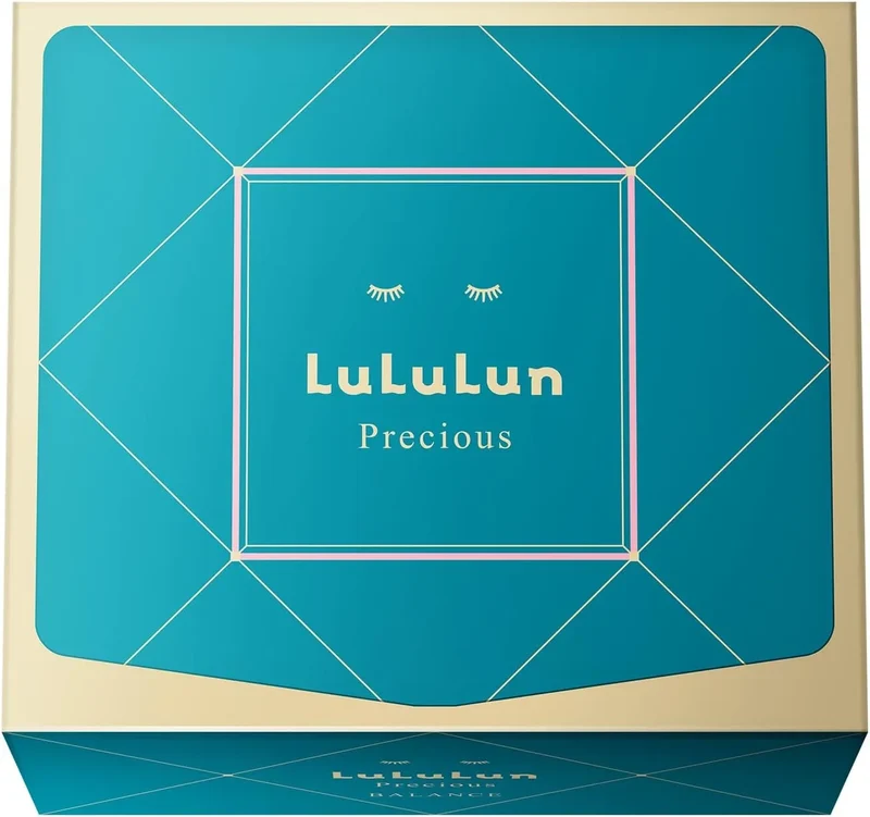 Lululun Precious Green Glow Up Sheet Mask Pack of 32 Large Size