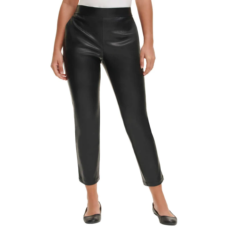 DKNY - Pantalon en Similicuir pour Femme