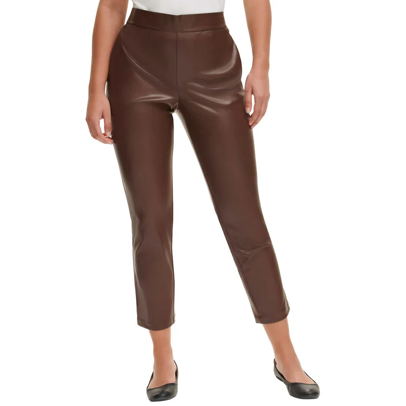 DKNY - Pantalon en Similicuir pour Femme