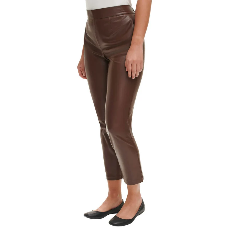 DKNY - Pantalon en Similicuir pour Femme