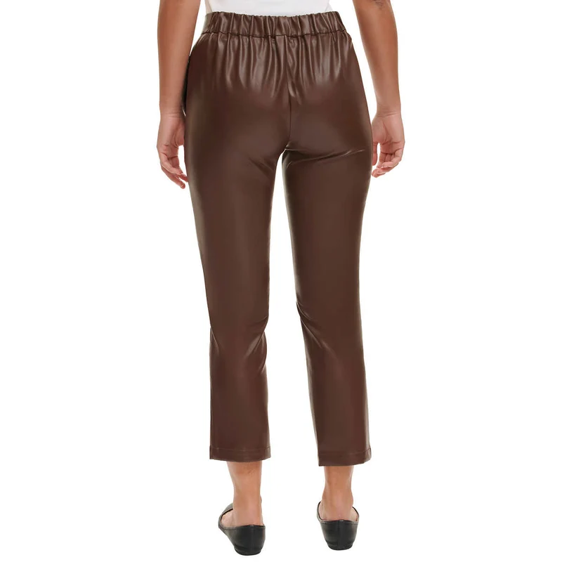 DKNY - Pantalon en Similicuir pour Femme