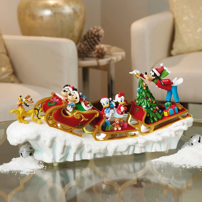 DISNEY - Traineau des Fêtes avec Lumières et Musique