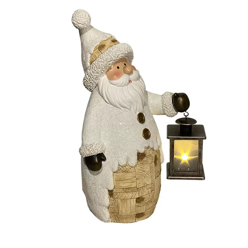 Décoration de Père Noël avec Lanterne