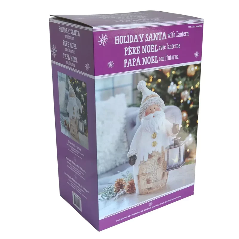Décoration de Père Noël avec Lanterne