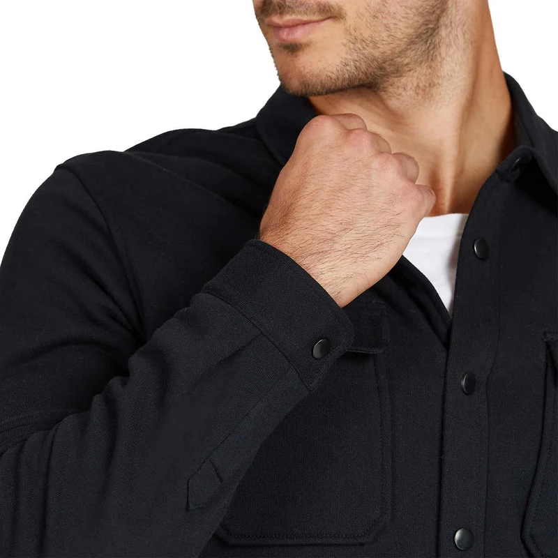 FRANK BY FRANK AND OAK – Veste Chemise en Tricot Lourd pour Homme